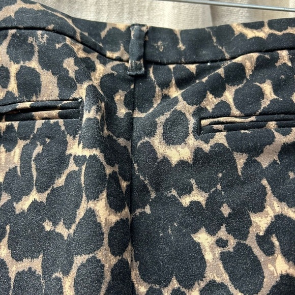 Mid Rise Leopard Harper Ankle Pants Old Navy/ size 10 Tall - Picture 8 of 14